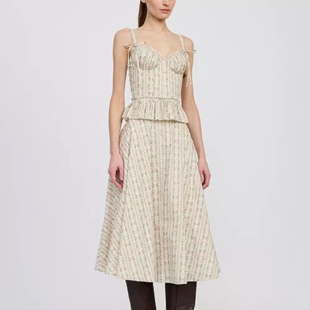 En Saison Floral Top & Skirt Set